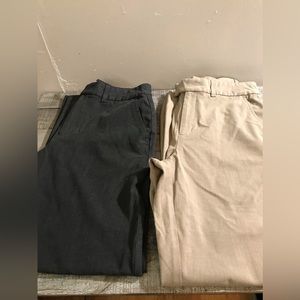 Old Navy 2 pair of dress office pants size 8 short